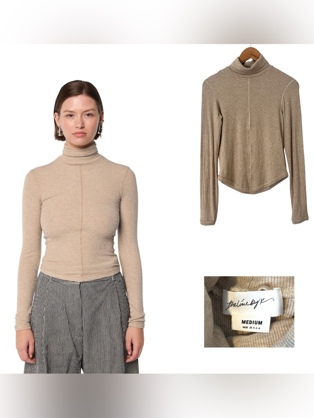 The Line by K Mads Turtleneck Top
